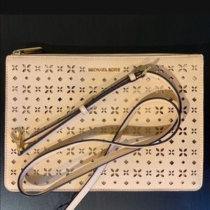 Michael Kors Perforated Leather Crossbody Bag